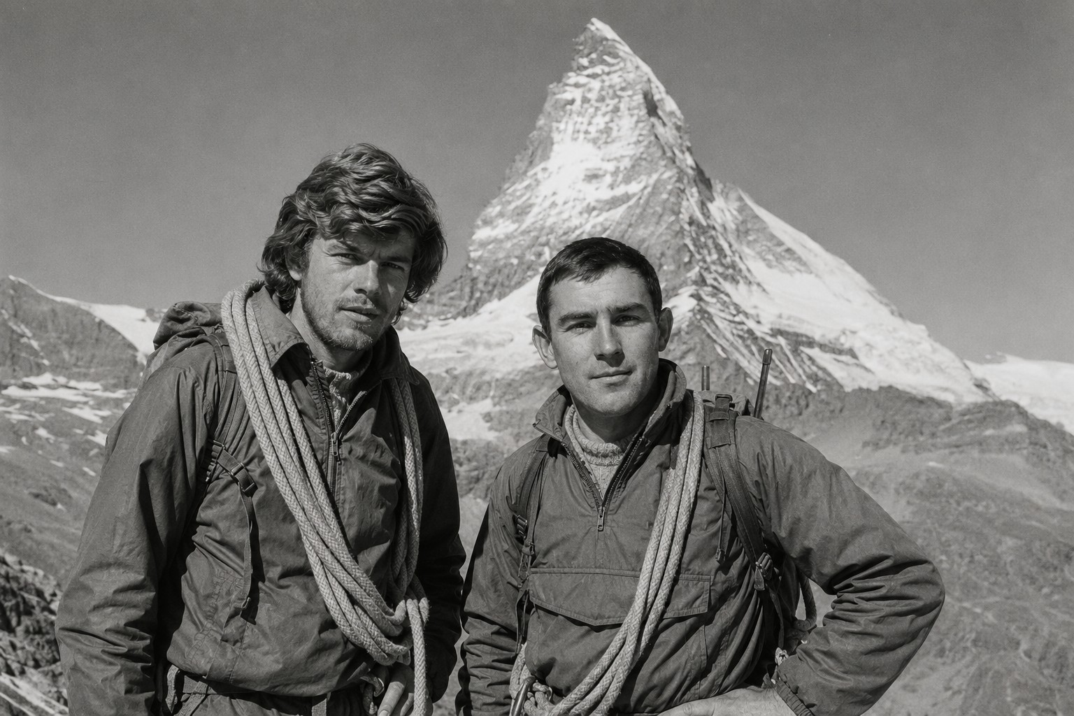 Das Foto vor dem Matterhorn