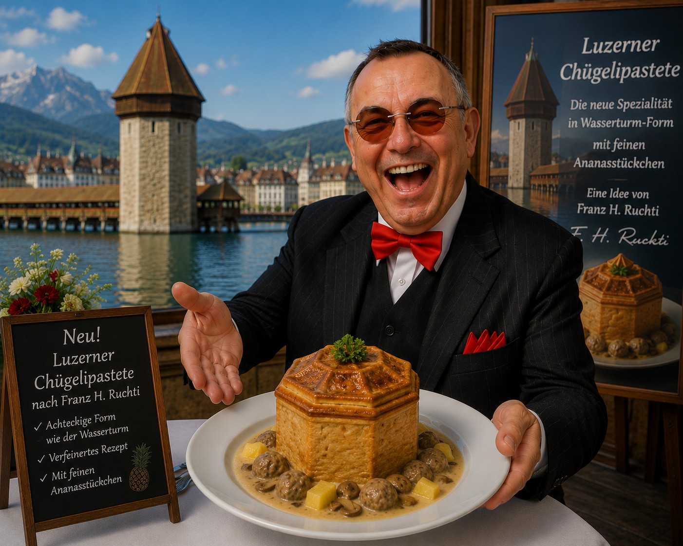 Franz H. Ruchti und die neue Luzerner Chügelipastete