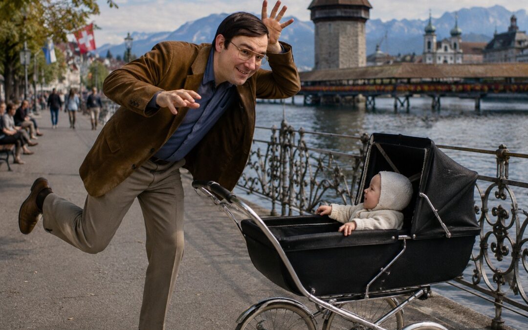 Franz H. Ruchti und der Kinderwagen von Luzern